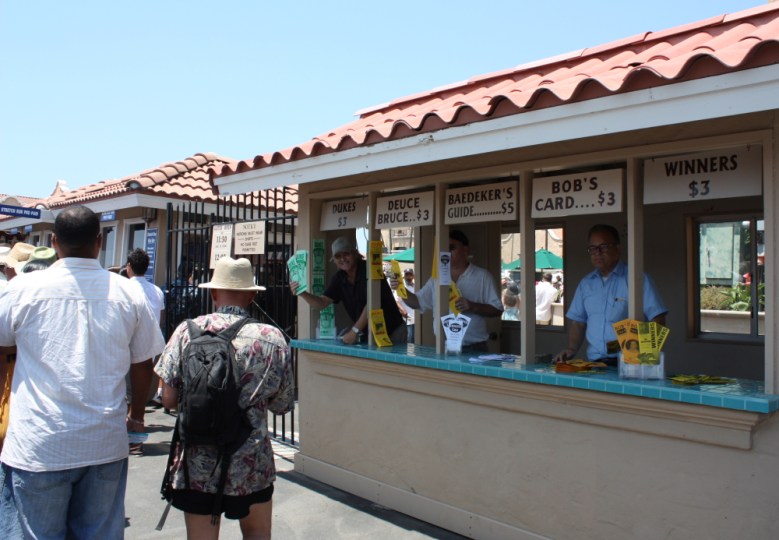 "Had the Double!" Del Mar touts weren't having much luck peddling their wares on Opening Day.